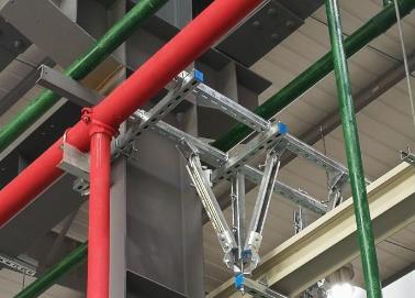 鲅鱼圈该抗震支架的整体式支吊架结构协调性好
